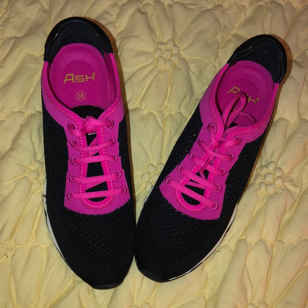 Ash platform sneakers